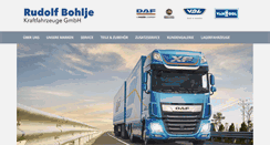 Desktop Screenshot of bohlje-daf.de